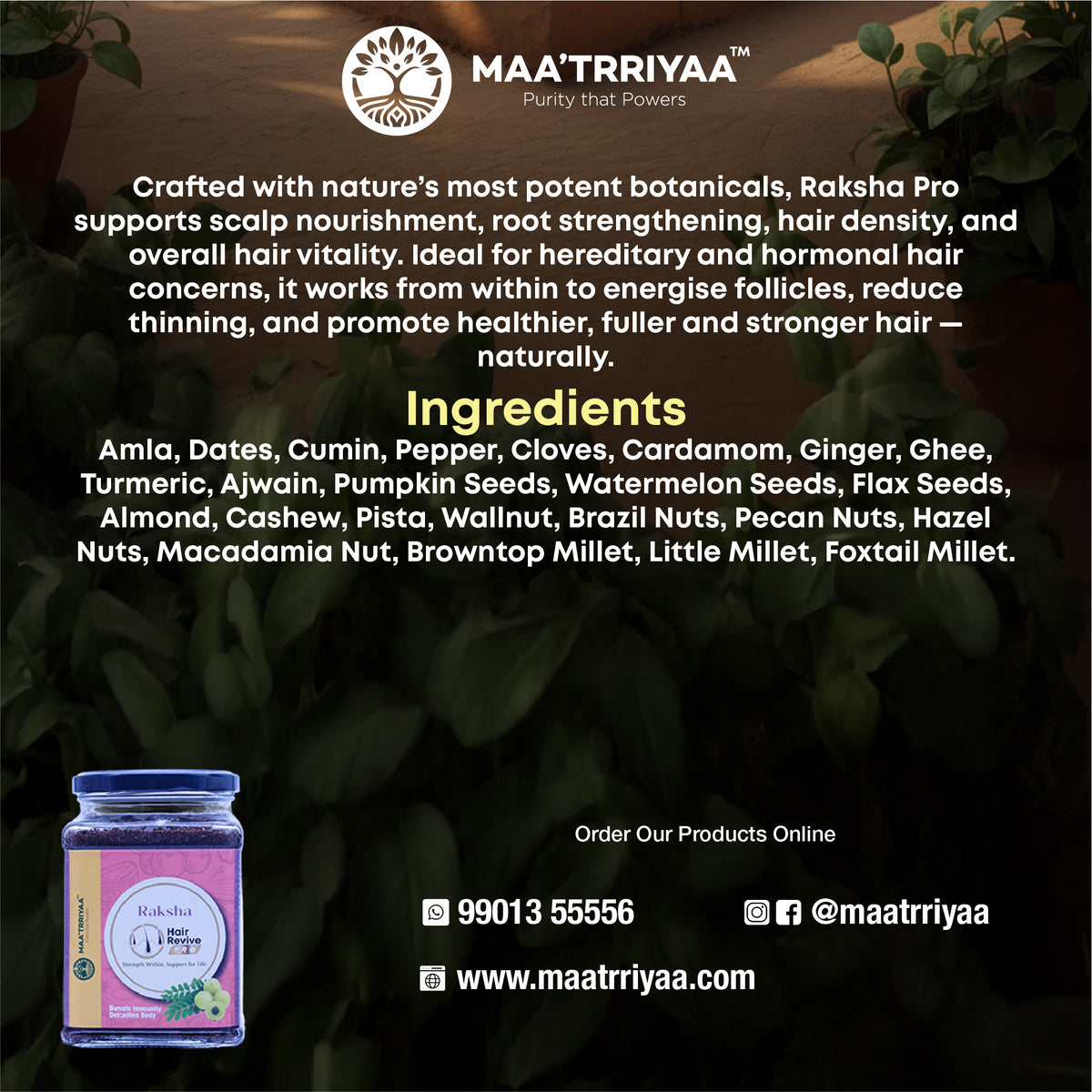 Maatrriyaa Hair Revive Pro