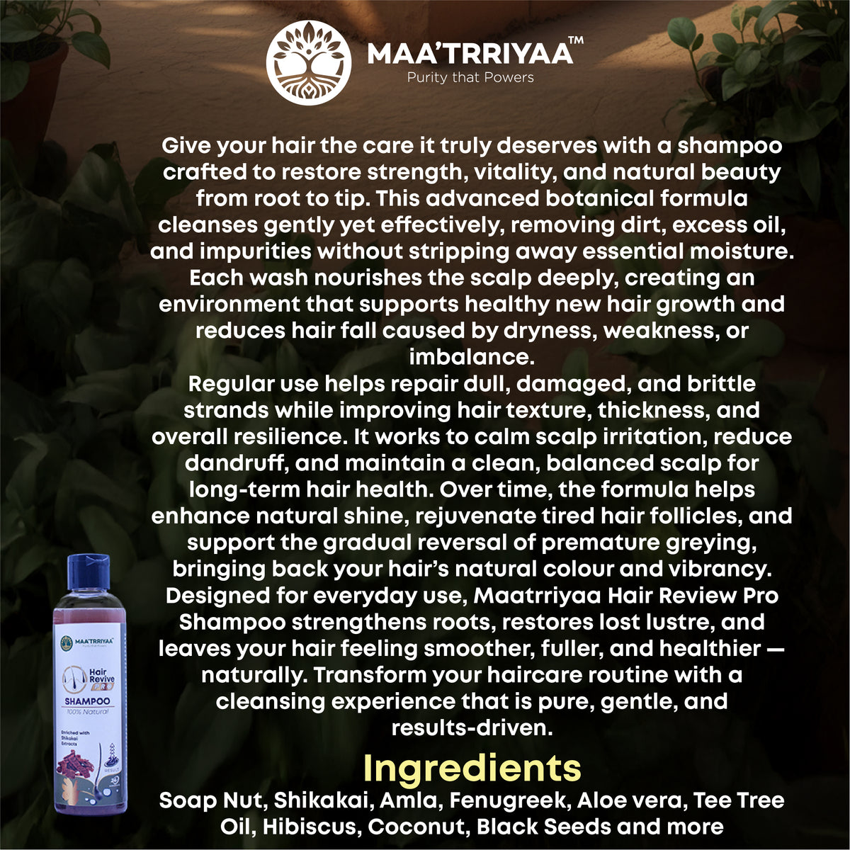 Maatrriyaa Hair Revive Pro