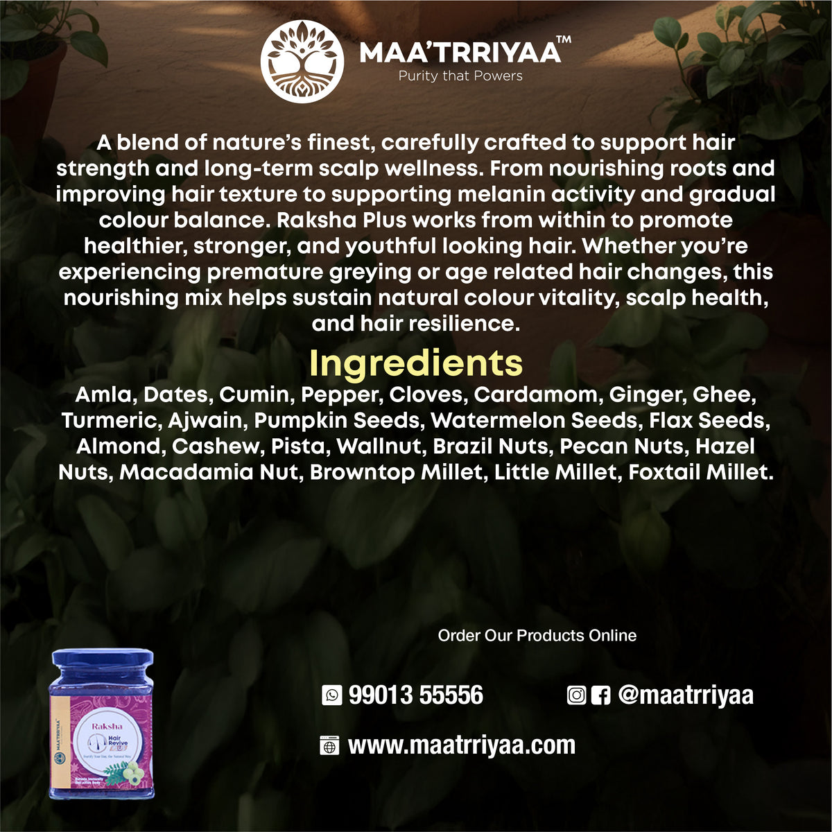 Maatrriyaa Hair Revive Plus