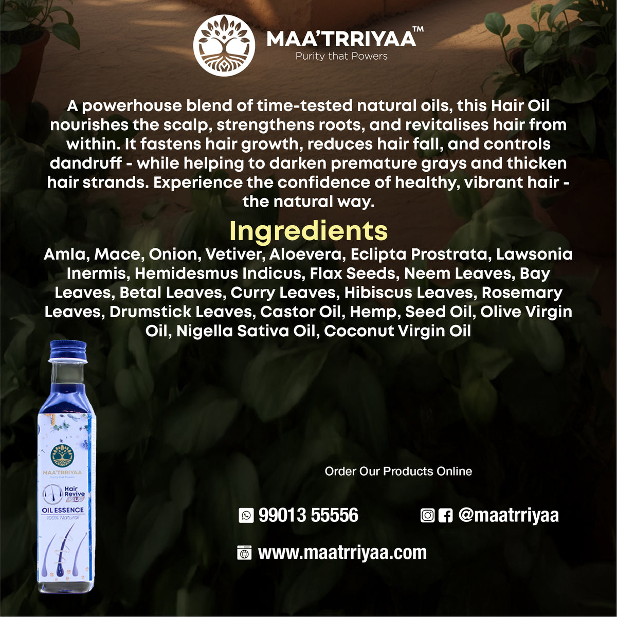 Maatrriyaa Hair Revive Plus