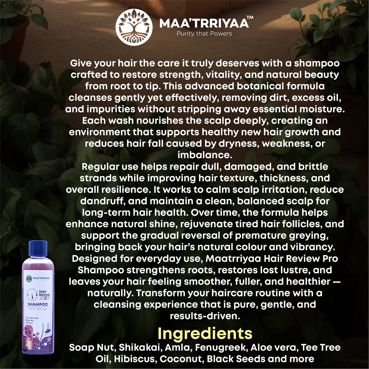 Maatrriyaa Hair Revive Plus
